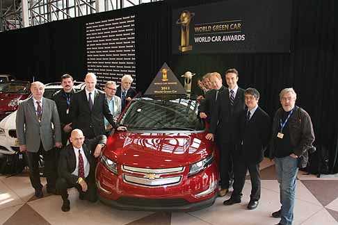 Chevrolet - Chevrolet Volt premiata con 2011 World Green Car